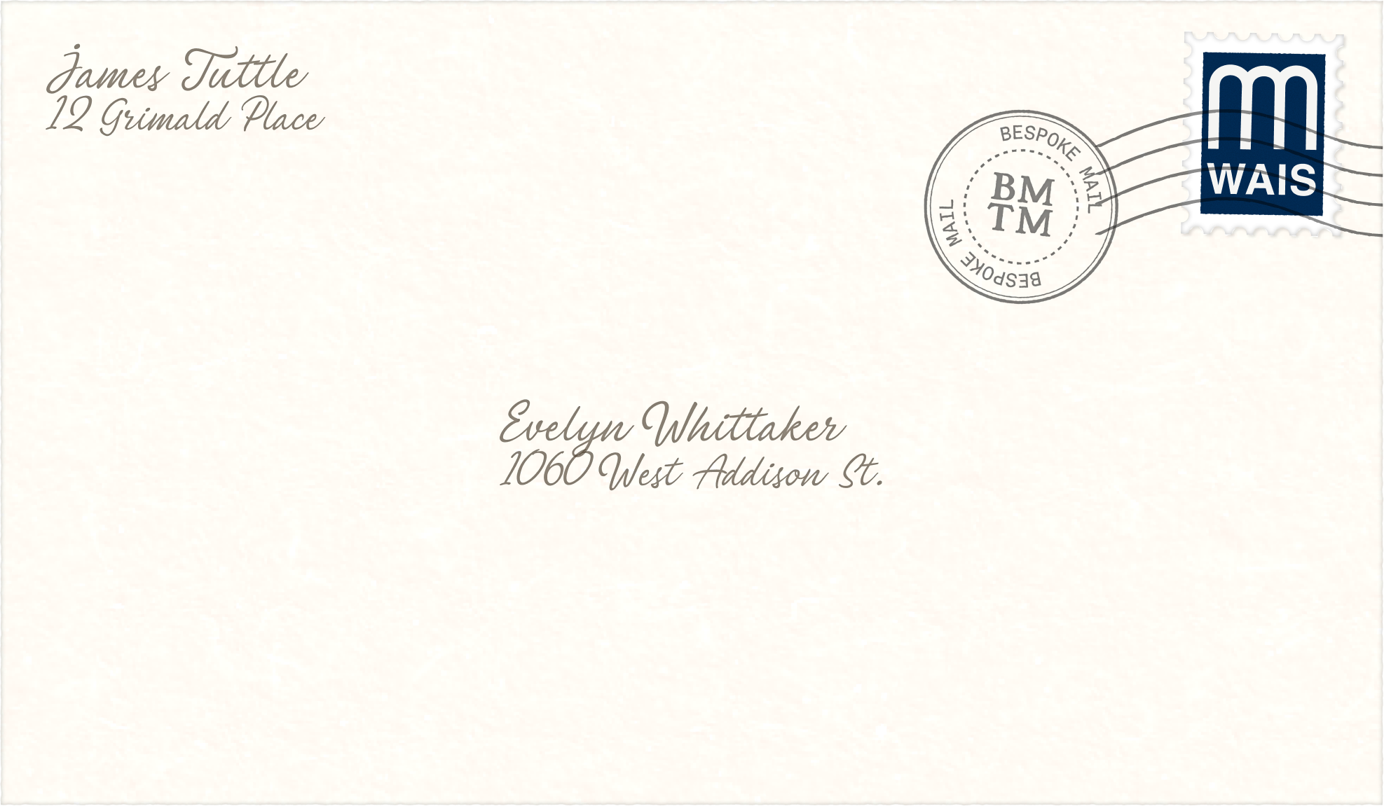 Letter front